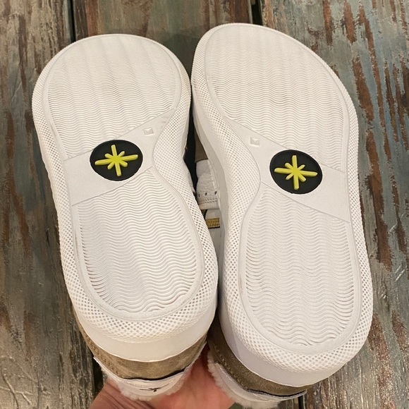 Ross & Snow Sneakers Italian Leather Women’s Skate Shoes Size 7.5 Sherpa Padded - Picture 5 of 10